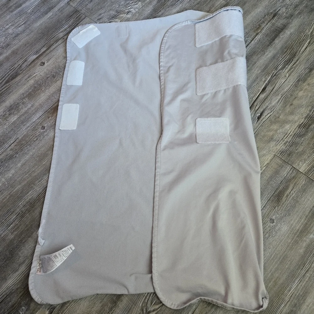 The Ollie Light Gray Swaddle Blanket